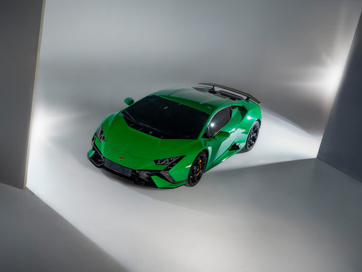 Car photoshoot in studio