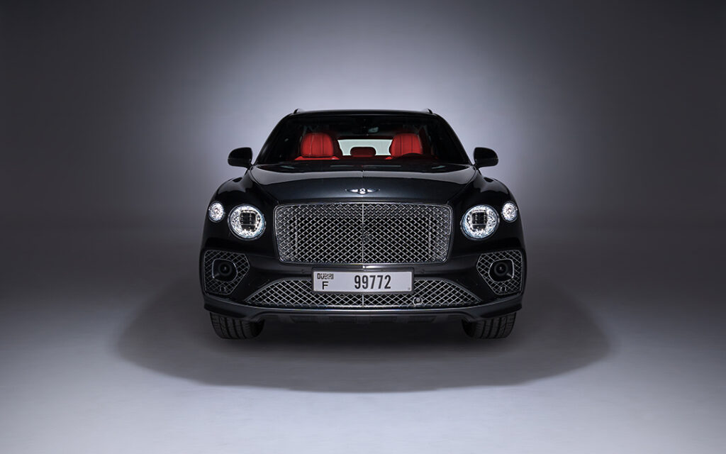 Car photoshoot in studio