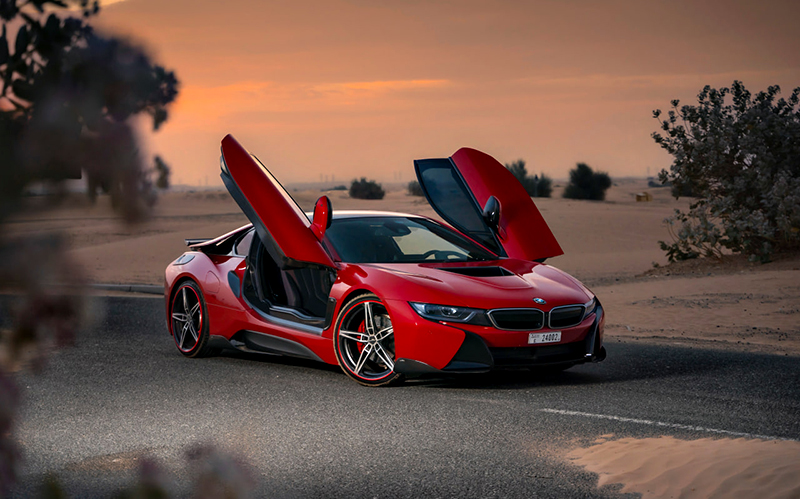 Desert Car Photography in Dubai