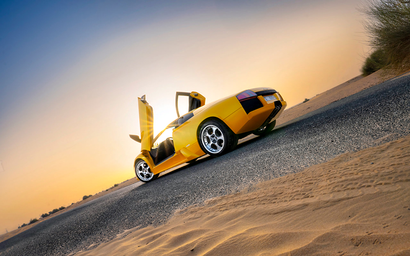 Desert Car Photography in Dubai