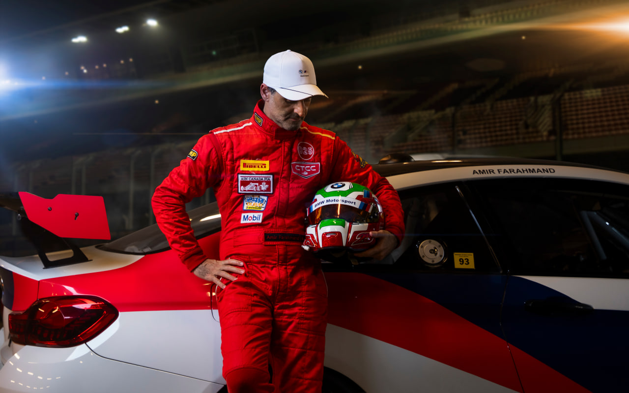 Amir Farahmand Champion Racing Driver